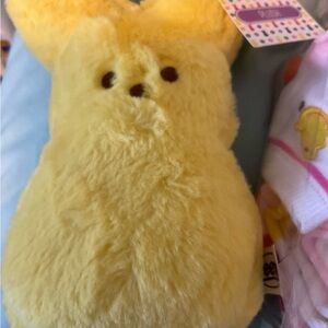 Women’s Peeps Easter 5 Pair Socks and 3 Rubber Ducks Easter New sock Sz 9 - 11